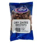 TOPOP DRY DATES BROWN 10x375G