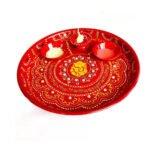 Pooja Thali Medium Decorated
